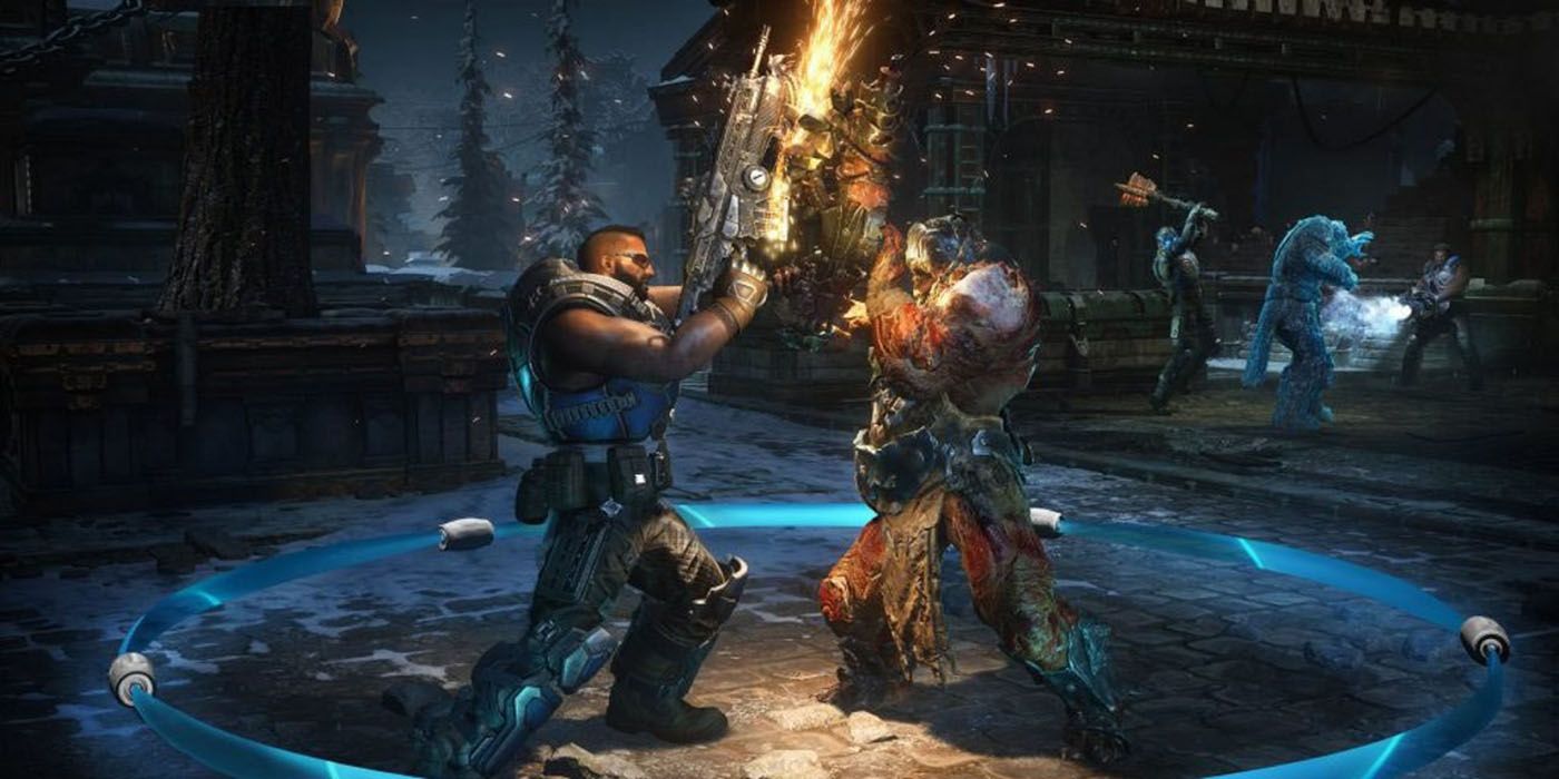 Gears 5 How to Chainsaw Enemies Game Rant