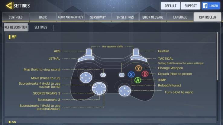 ps4 controller call of duty mobile