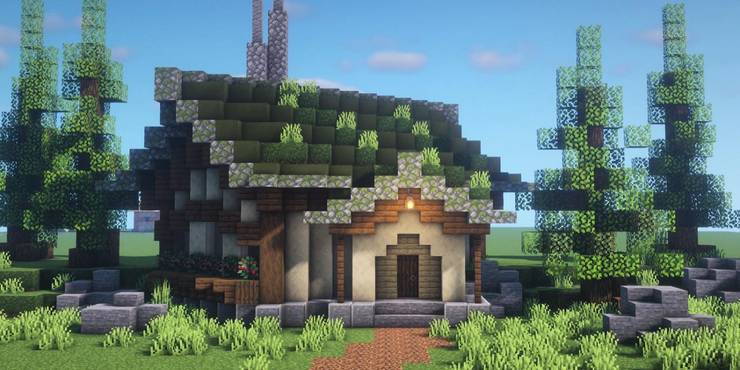 15 Brilliant Minecraft House Ideas Game Rant 15 Brilliant Minecraft House Ideas Game Rant