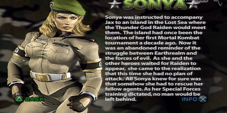 Mortal Kombat 10 Sonya Blade Costumes Ranked From Worst To Best