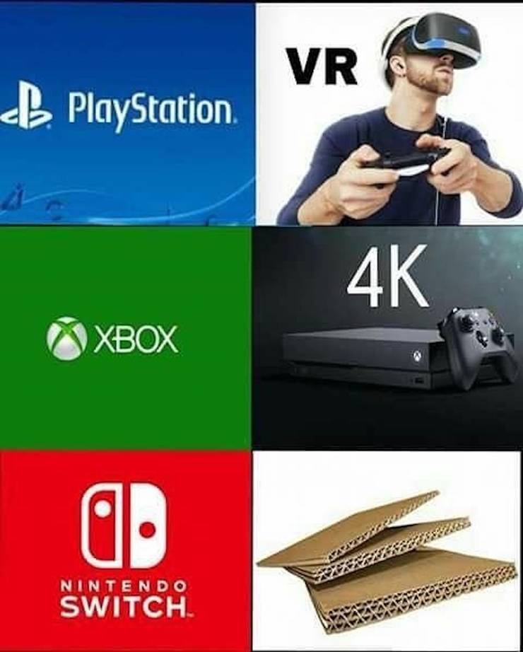 Ps4 Vs Nintendo Switch Memes That Are Too Funny For Words Ps4 Vs Nintendo Switch Memes That Are Too Funny For Words