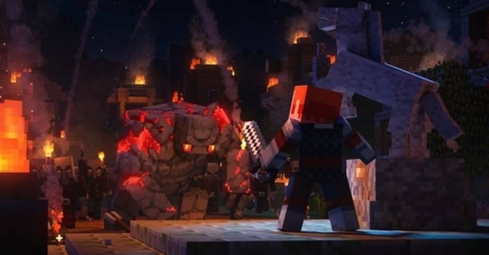 How To Beat The Redstone Golem In Minecraft Dungeons Game Rant
