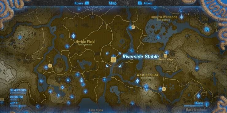 Breath Of The Wild: The Location Of Every Stable In The Game