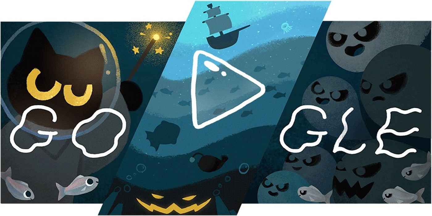 Google's Halloween Doodle is a Playable Game About Magic Cats