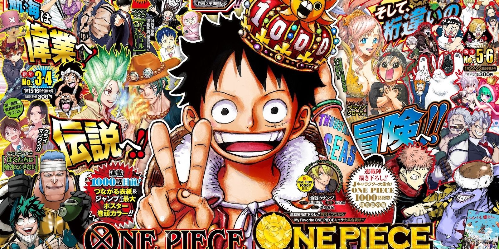 One Piece's 1000th Chapter Includes Massive Character Poll ...