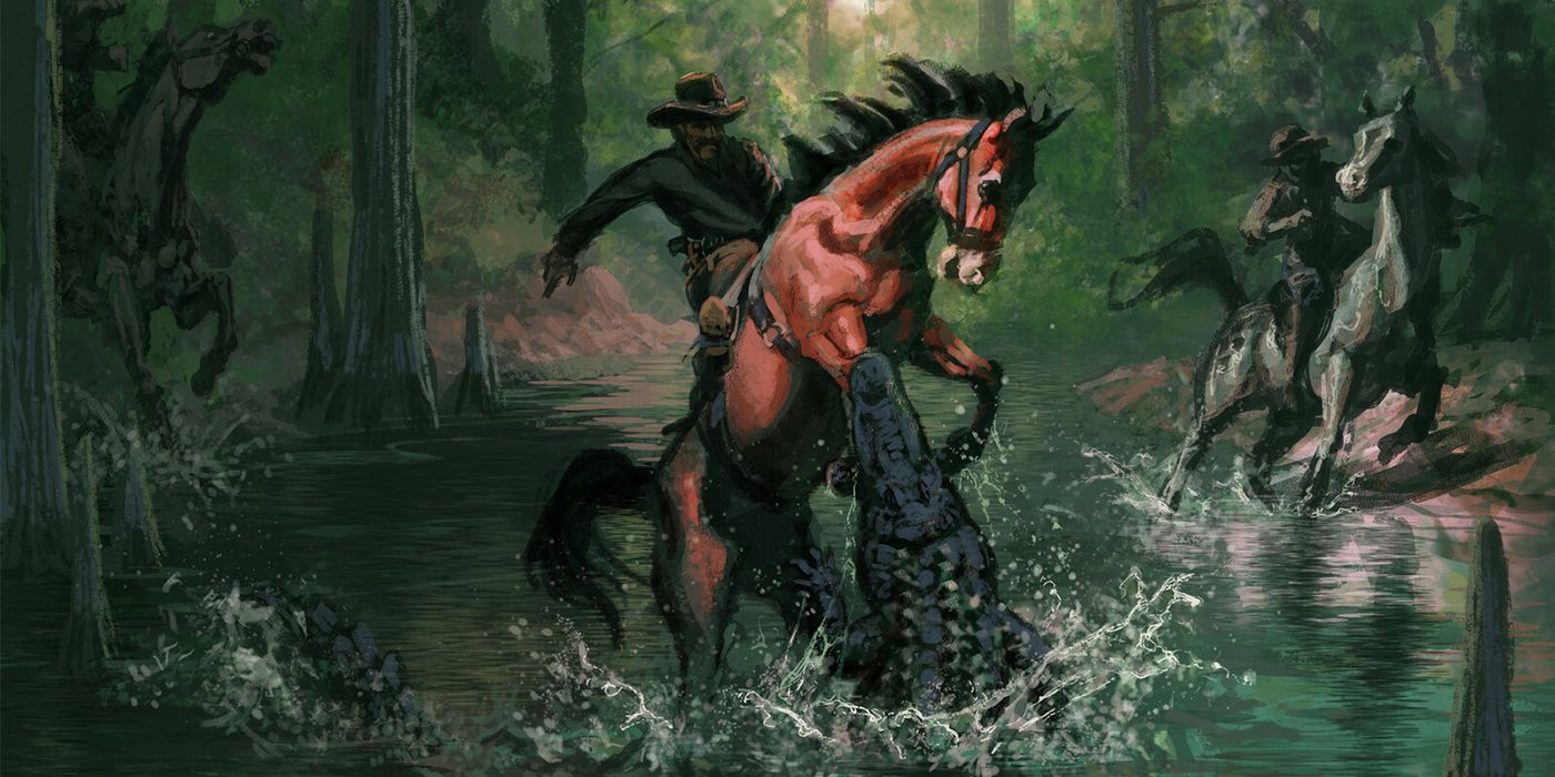 The concept art of Red Dead Redemption 2 shows what could have happened in the game