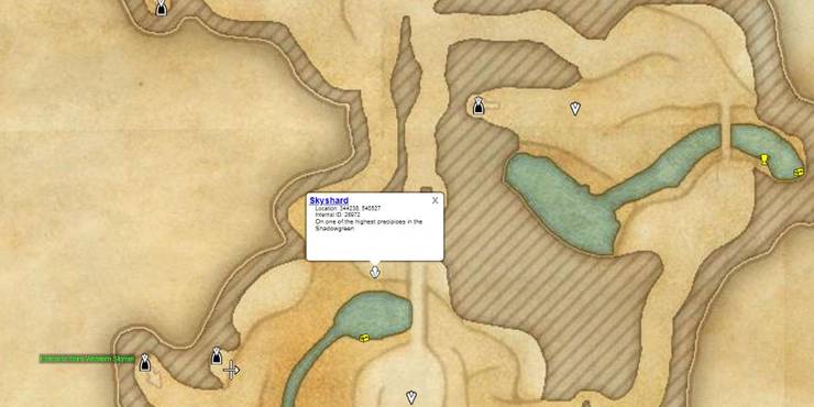 Eso Every Western Skyrim Skyshard Where To Find Them Eso Western Skyrim Skyshards
