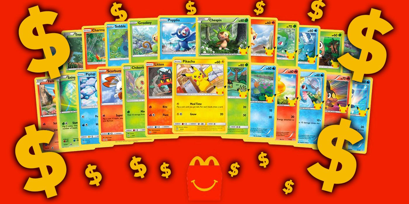 mcdonalds pokemon card pikachu