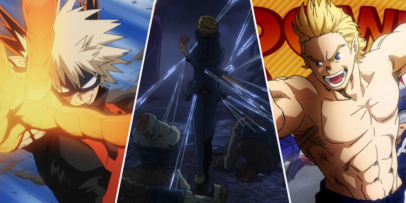 My Hero Academia The 15 Strongest Hero Quirks Ranked - bakugos quirk boku no roblox