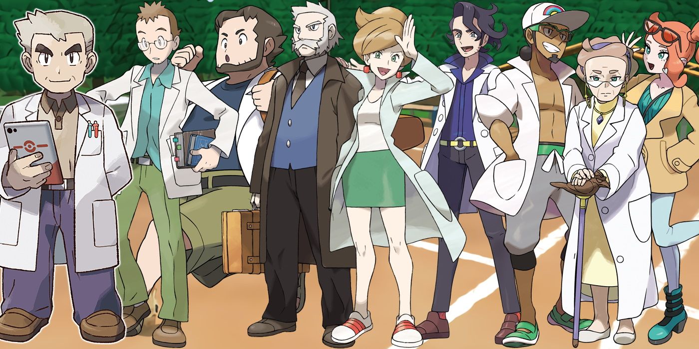 Every Professor In The Pokemon Universe Explained | Game Rant ...