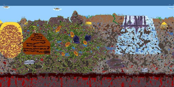 Terraria 10 Map Seeds That Make The Game Even Harder Game Rant