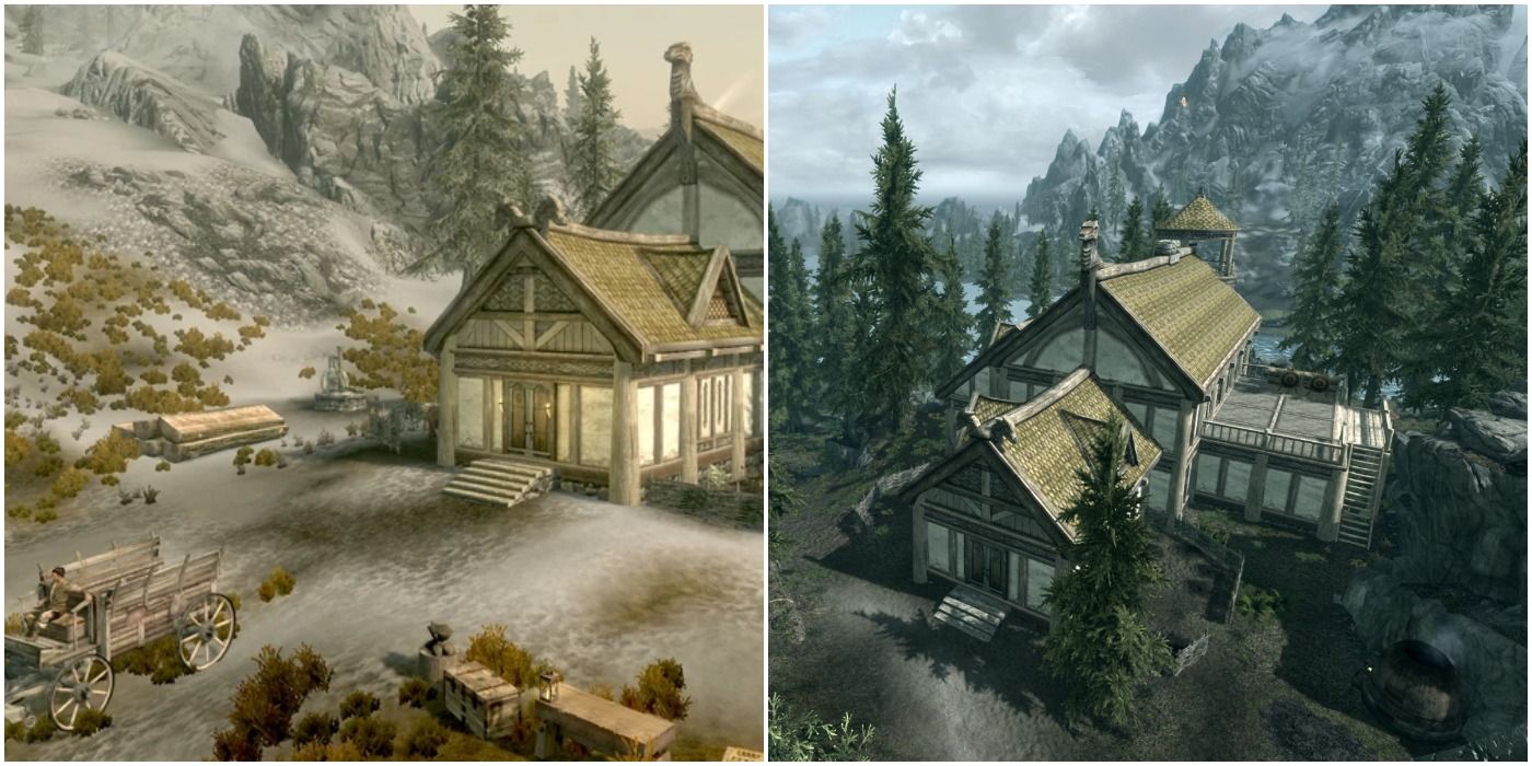 Skyrim 10 Tips For Building A Dream House Game Rant   Skyrim Houses 