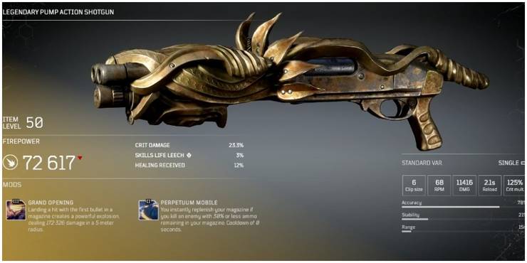 Outriders Every Legendary Shotgun Game Rant Outriders Every Legendary Shotgun Game Rant