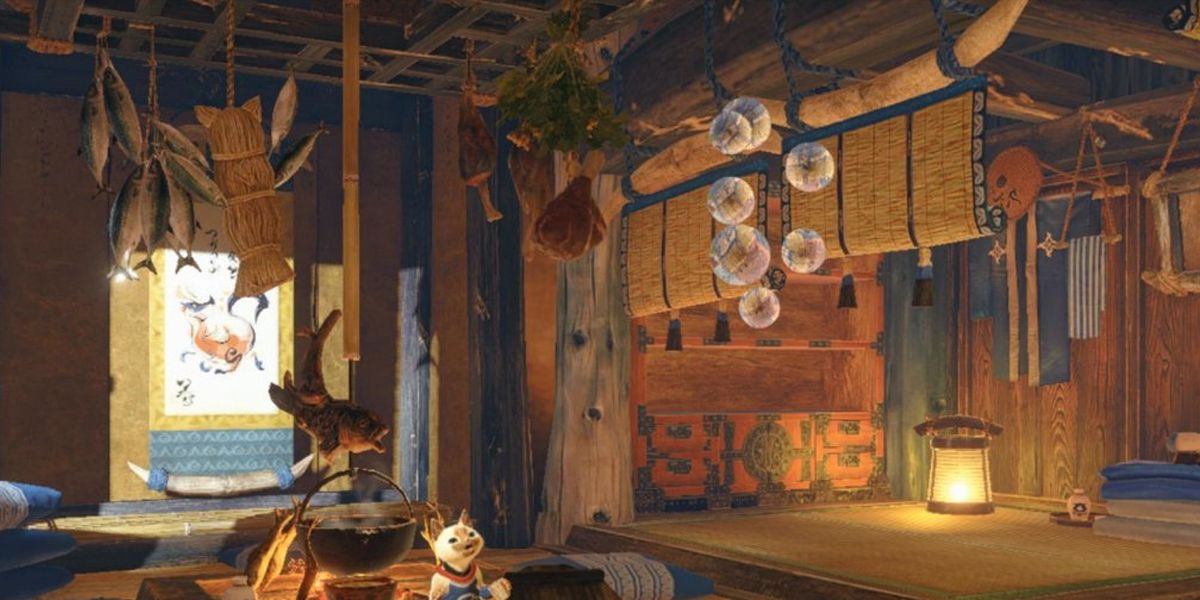 Monster Hunter Rise How To Get Trinkets And Hanging Scrolls For Your Room