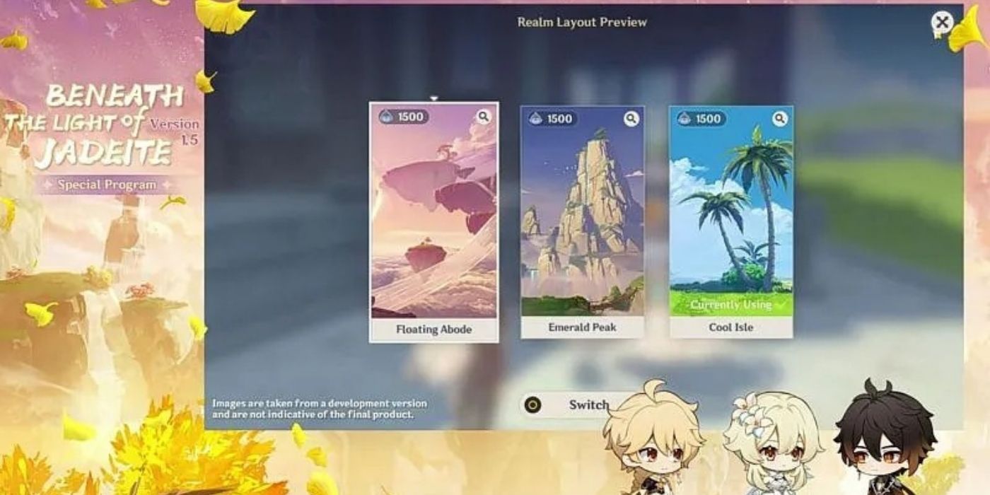 Genshin Impact: Which Realm Layout to Select | Game Rant