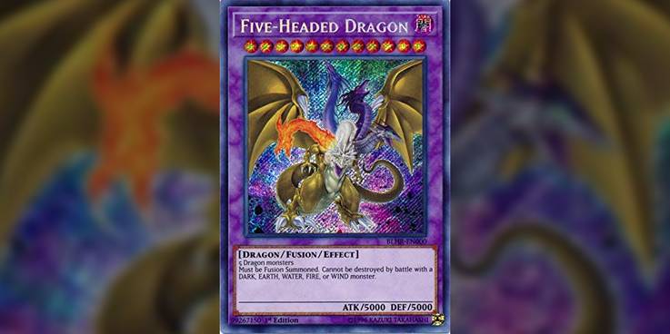 Yugioh dragon fusion effect dark monster card.