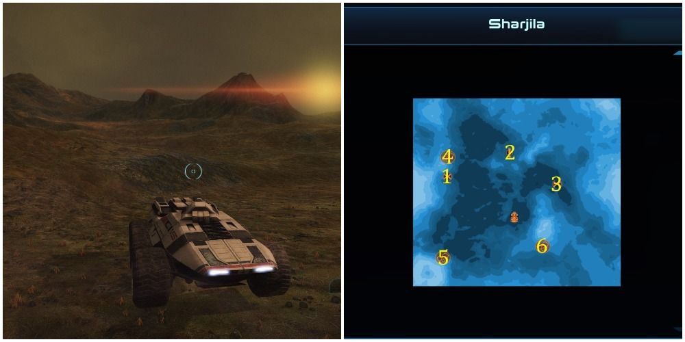 Mass Effect 1 All The Maps With Everything Marked Game Rant