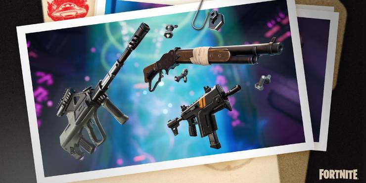 Fortnite All New Weapons In Season 7 Game Rant How To Test New Weapons In Fortnite How To Test New Weapons In Fortnite Fortnite All New Weapons In Season 7 Game Rant