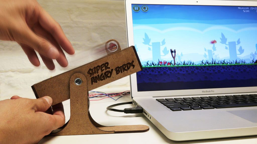 Custom 'Angry Birds' USB Slingshot vs. Dual Analog N64