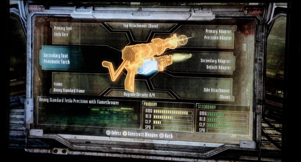 best frame and weapons dead space 3