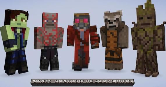 ‘Minecraft' Releasing ‘Guardians of the Galaxy’ Skin Pack