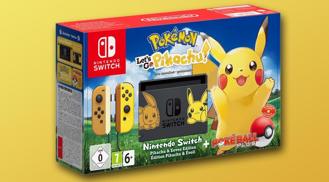 Pokemon Lets Go Nintendo Switch Bundles Announced Game Rant