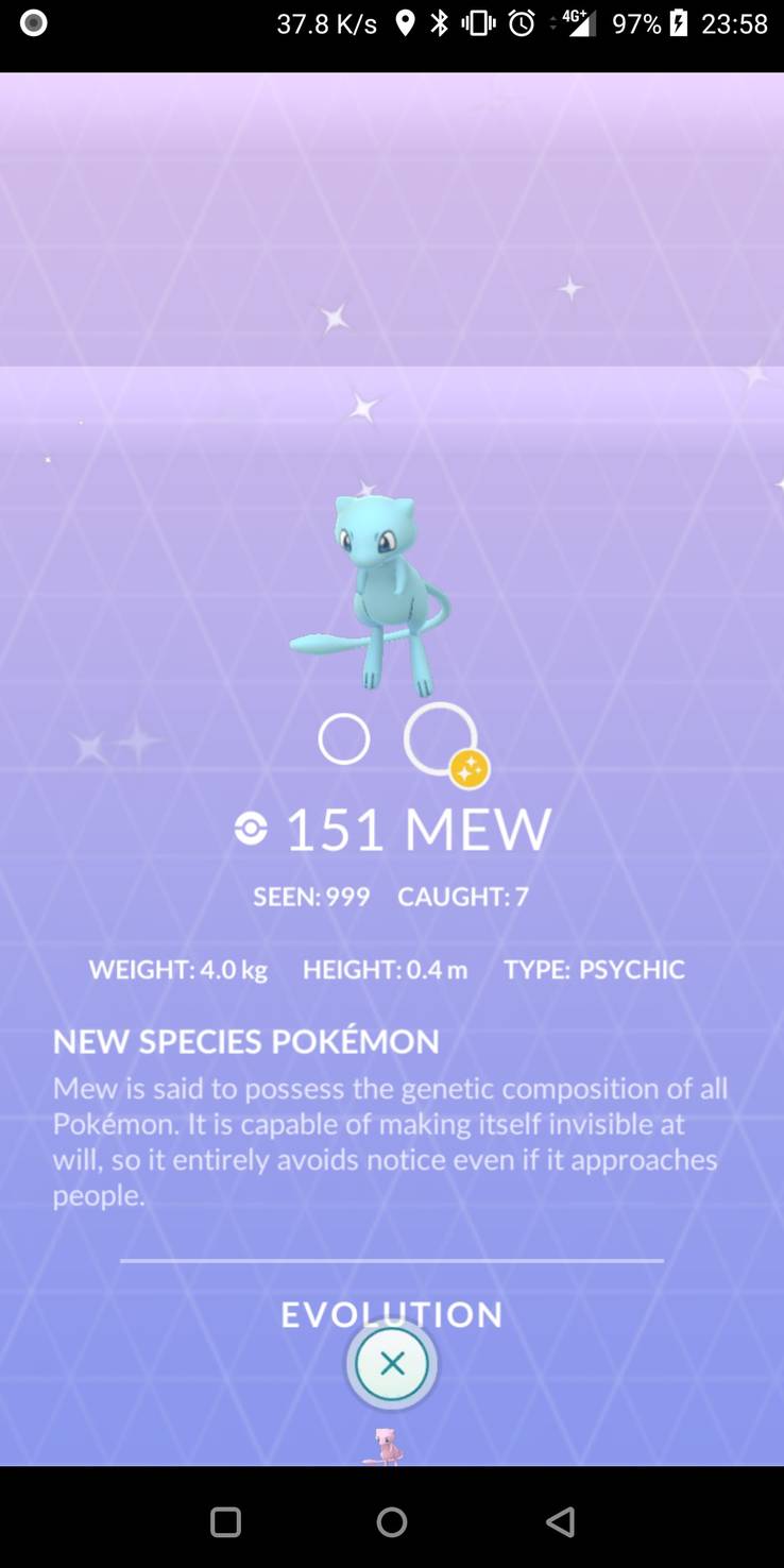 Pokemon Go Will Offer Shiny Mew Version According To Datamine