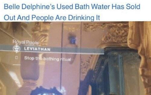Belle Delphine Bath Water Stunt Inspires Great Video Game Memes