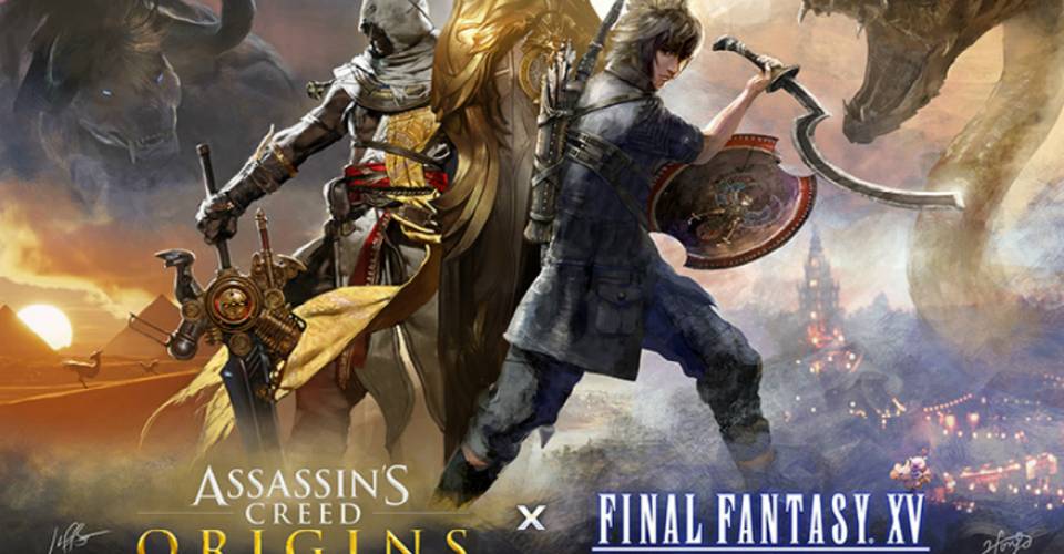 Assassin S Creed Origins Player Discovers Final Fantasy 15 Easter Egg
