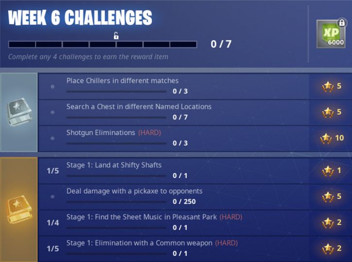 Fortnite How To Complete All Season 6 Week 6 Challenges Fortnite Place Chillers In Different Locations Fortnite Place Chillers In Different Locations Fortnite How To Complete All Season 6 Week 6 Challenges