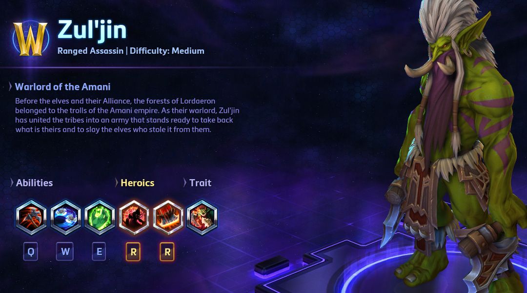 heroes of the storm zul jin