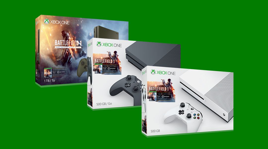 Best Cyber Monday Deals for Xbox One S Battlefield 1 Bundles